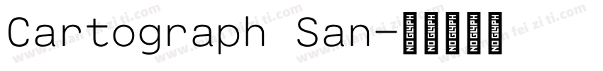 Cartograph San字体转换